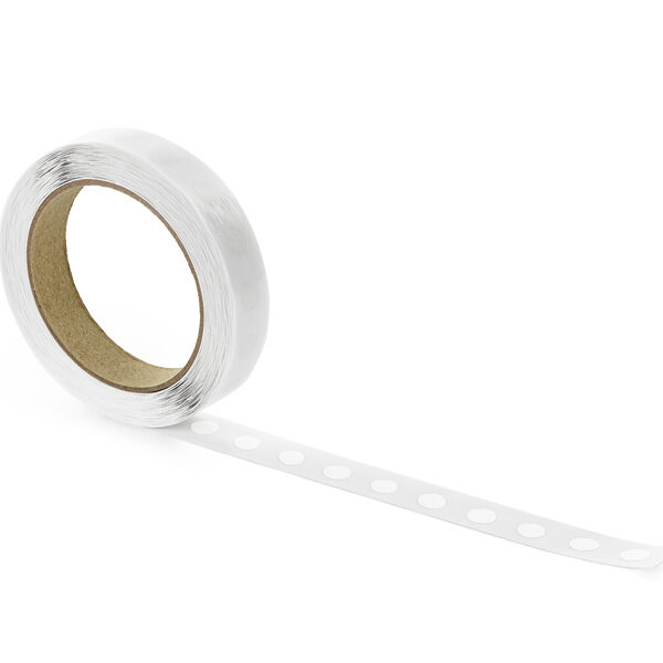 Kropki klejowe dwustronne, 12mm, bezbarwny (1 op. / 1000 szt.)