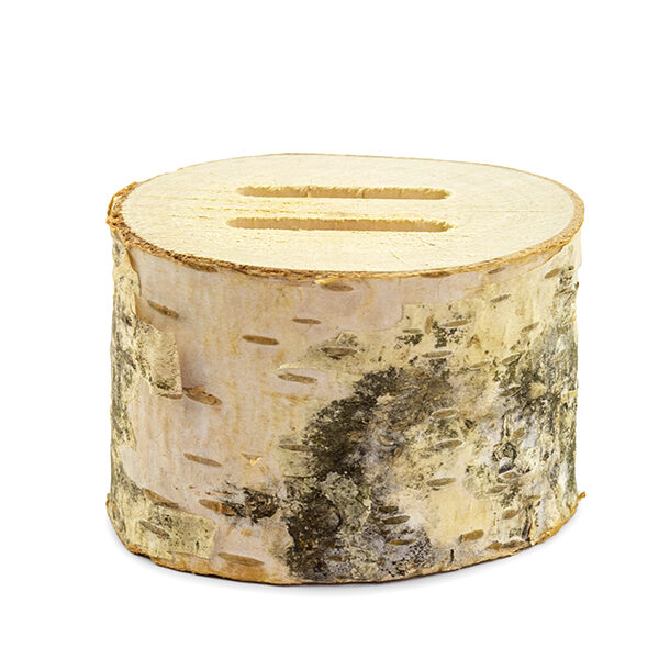 Drewniana podstawka na obrączki, 6cm