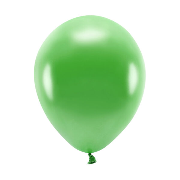 Balony Eco 26cm metalizowane, zielona trawa (1 op. / 100 szt.)