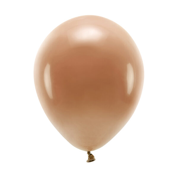 Balony Eco 26cm pastelowe, czekoladowy brąz (1 op. / 10 szt.)