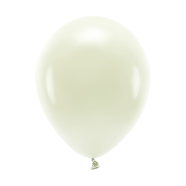 Balony Eco 26cm pastelowe, kremowy (1 op. / 100 szt.)