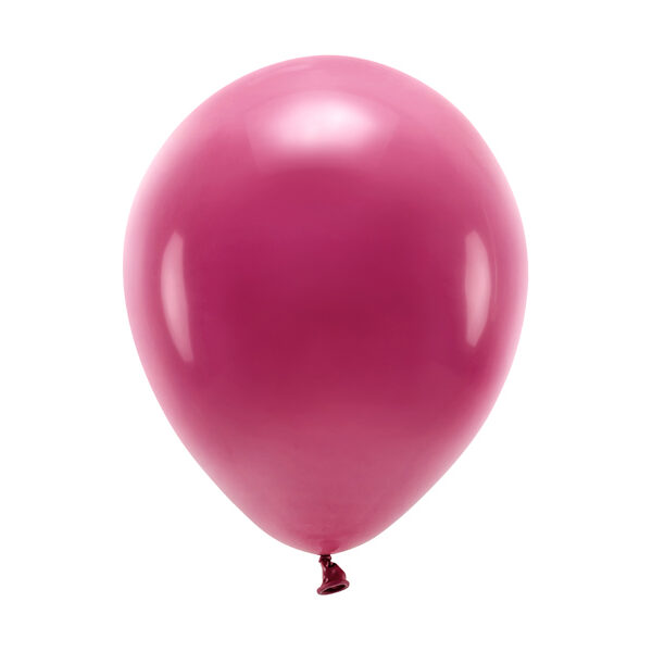 Balony Eco 26cm pastelowe, bordo (1 op. / 10 szt.)