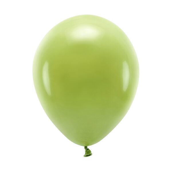 Balony Eco 26cm pastelowe, oliwkowy (1 op. / 100 szt.)