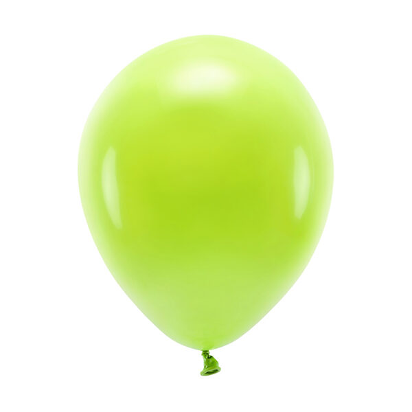 Balony Eco 26cm pastelowe, zielone jabłuszko (1 op. / 10 szt.)