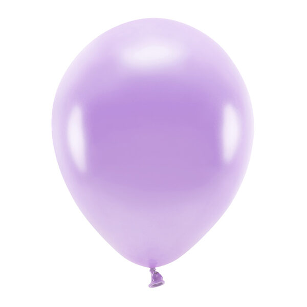 Balony Eco 30cm metalizowane, lawenda (1 op. / 10 szt.)