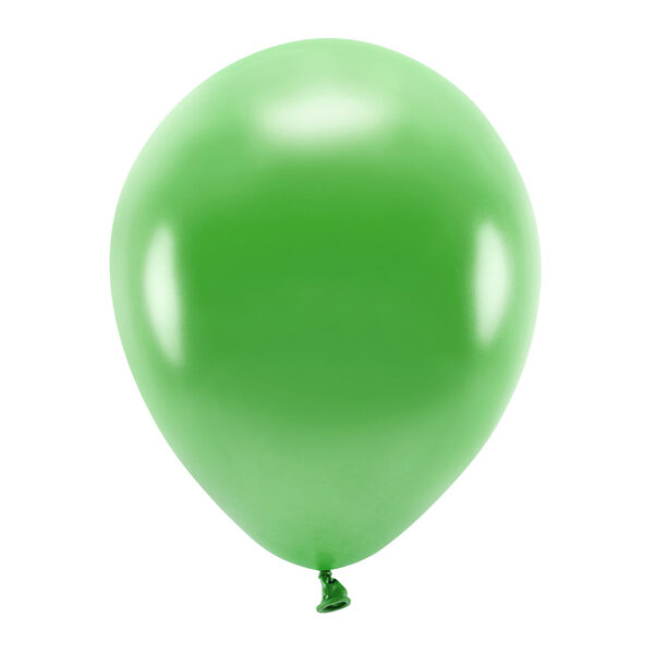 Balony Eco 30cm metalizowane, zielona trawa (1 op. / 100 szt.)