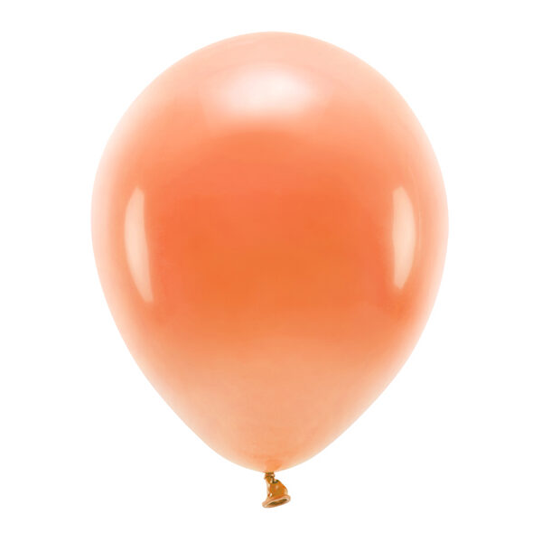 Balony Eco 30cm pastelowe, pomarańczowy (1 op. / 100 szt.)