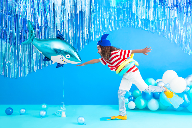 Balony Eco 30cm pastelowe, błękit (1 op. / 10 szt.) - obrazek 6