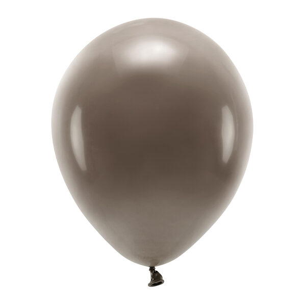 Balony Eco 30cm pastelowe, brązowy (1 op. / 100 szt.)
