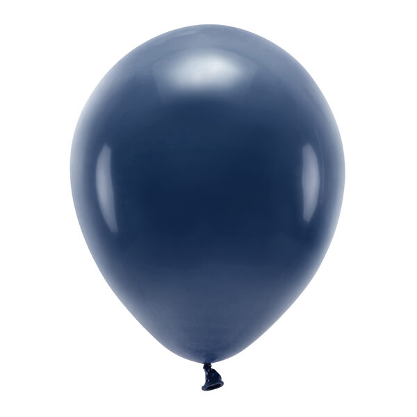 Balony Eco 30 cm pastelowe, ciemny granat (1 op. / 10 szt.)