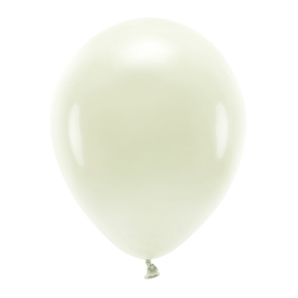 Balony Eco 30cm pastelowe, kremowy (1 op. / 10 szt.)