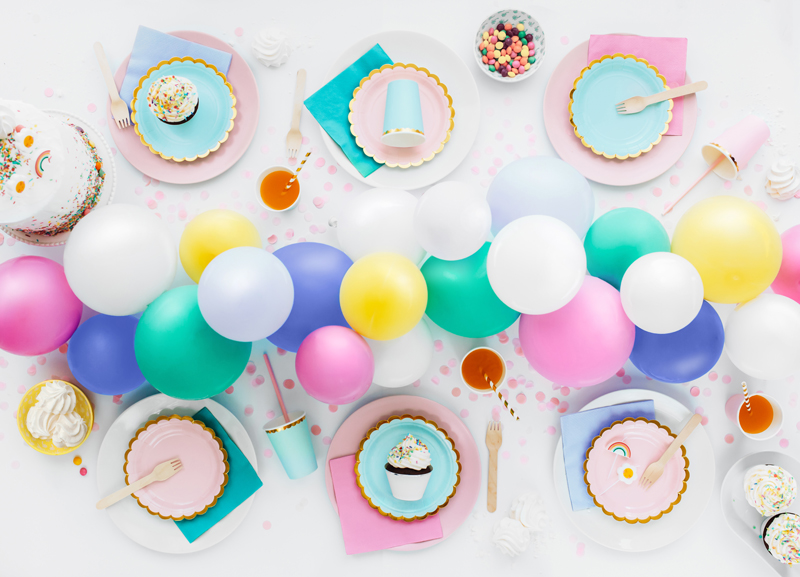 Balony Eco 30cm pastelowe, żółty (1 op. / 100 szt.) - obrazek 6