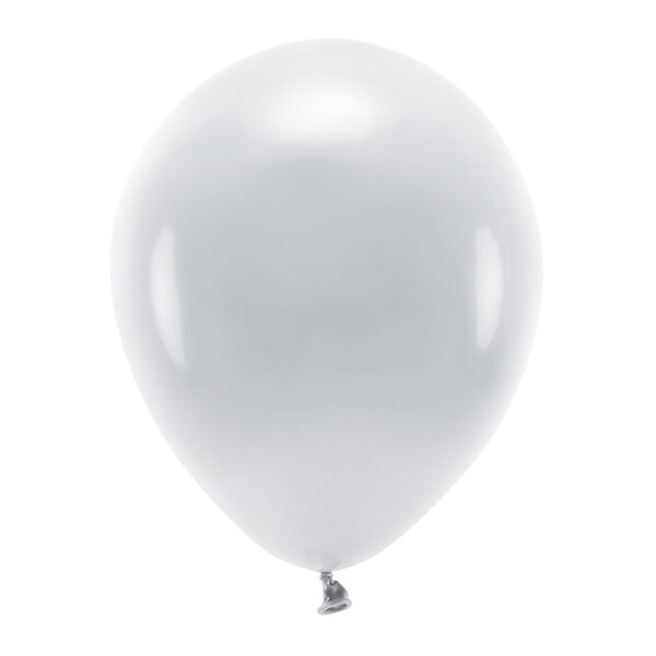 Balony Eco 30cm pastelowe, szary (1 op. / 10 szt.)