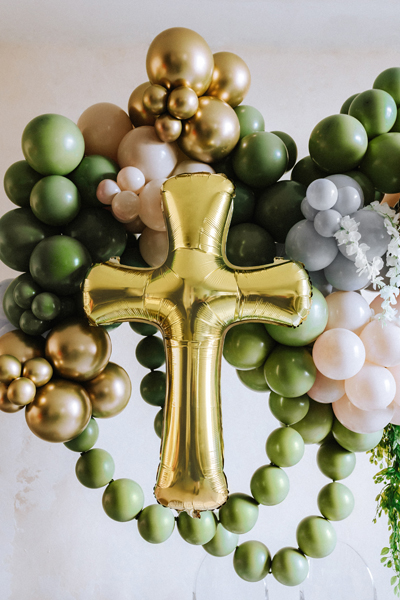 Balony Eco 30cm pastelowe, oliwkowy (1 op. / 100 szt.)