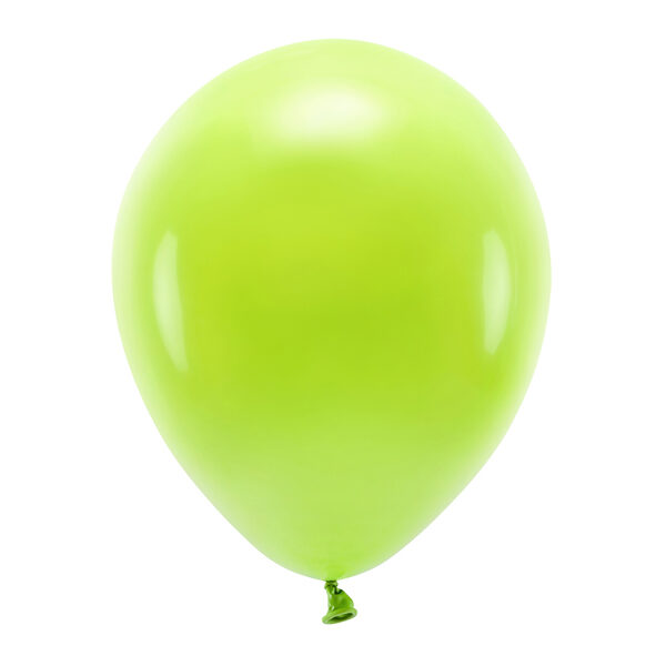Balony Eco 30cm pastelowe, zielone jabłuszko (1 op. / 100 szt.)