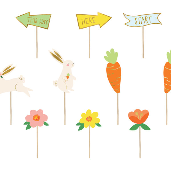 Zestaw do szukania jajek, mix, 8-22.5x6-24 cm (1 op. / 10 szt.)