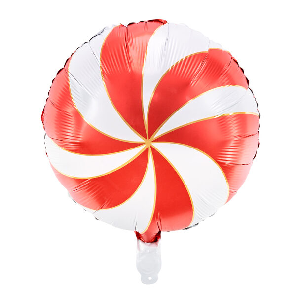 Balon foliowy Cukierek, 35cm, czerwony