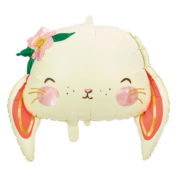 Balon foliowy Królik, 65x55 cm, mix