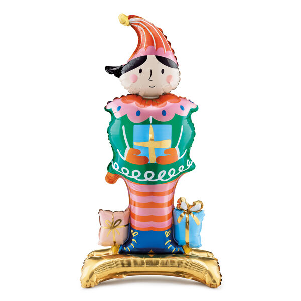 Stojący balon foliowy Elf, 46x88 cm, mix