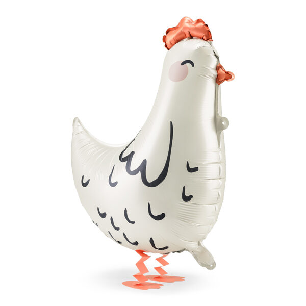 Balon foliowy Kurka, 48x60 cm, mix