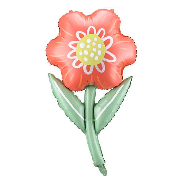 Balon foliowy Kwiatek, 53x96 cm, mix