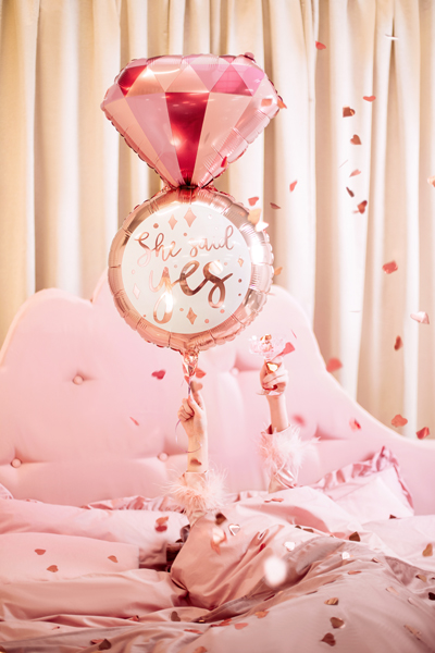 Balon foliowy Pierścionek, 41x72 cm, mix - obrazek 2