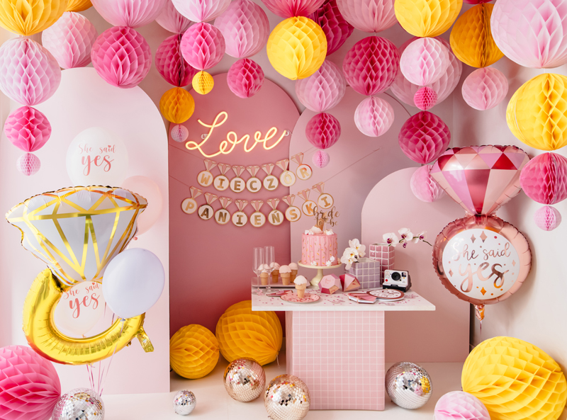 Balon foliowy Pierścionek, 41x72 cm, mix - obrazek 7