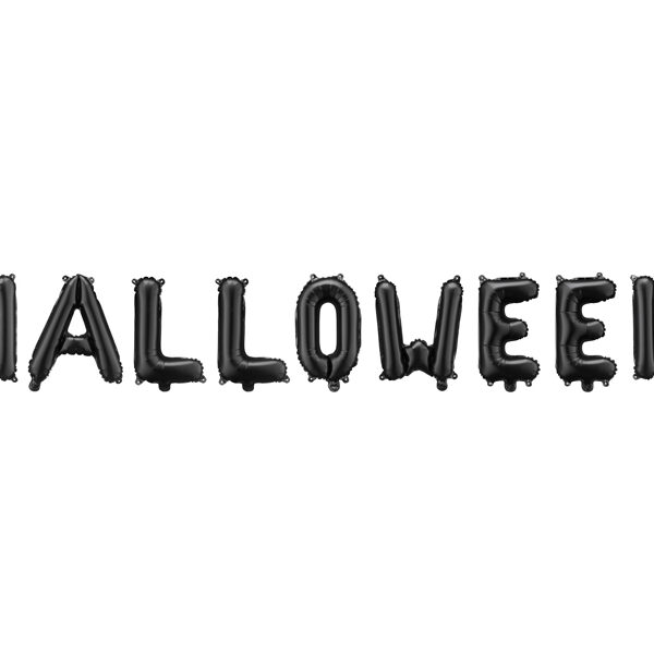 Balon foliowy Halloween, 280x46 cm, czarny