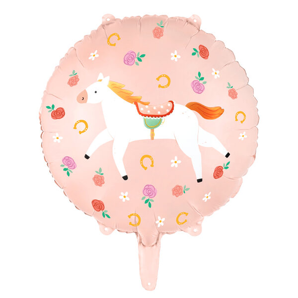 Balon foliowy Koń, 45 cm, mix