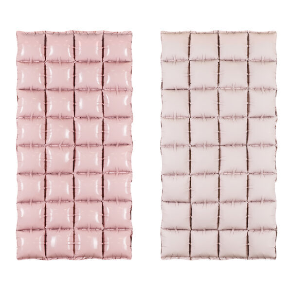 Balon foliowy kurtyna dwustronna, jasny różowy, 55 x 110 cm