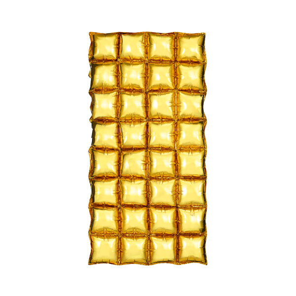 Balon foliowy kurtyna , złoty, 72x143 cm