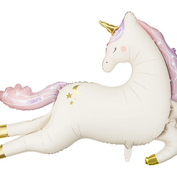 Balon foliowy Jednorożec, 113x83 cm, mix