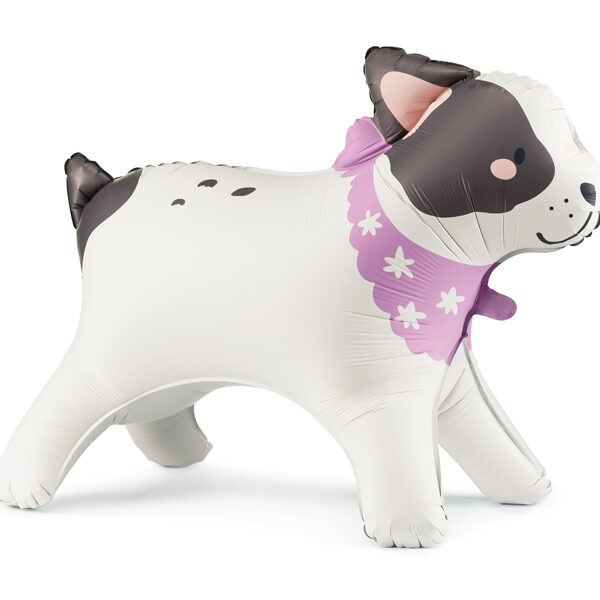 Stojący balon foliowy Buldog, 75x57 cm, mix