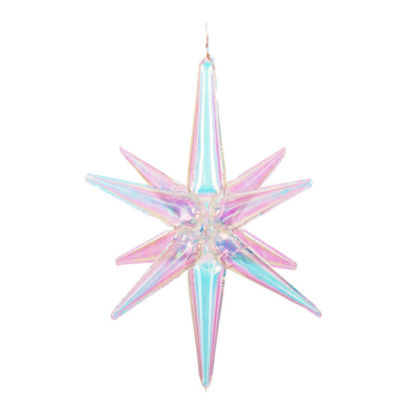 Balon foliowy Gwiazda 3D, 70cm, opalizujący