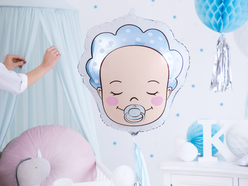 Balon foliowy Bobas - Chłopiec, 40x45cm, mix - obrazek 3