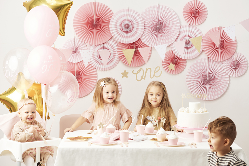 Girlanda 1st Birthday - Flagietki, 1,3m - obrazek 7