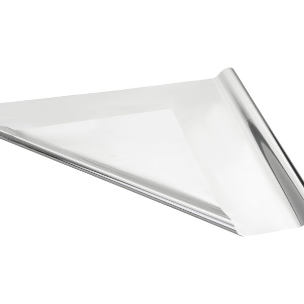 Folia dekoracyjna metalizowana, srebrny, 0.8x25m