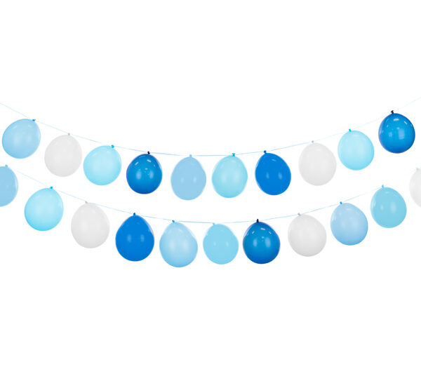 Girlanda balonowa 3w1, niebieski