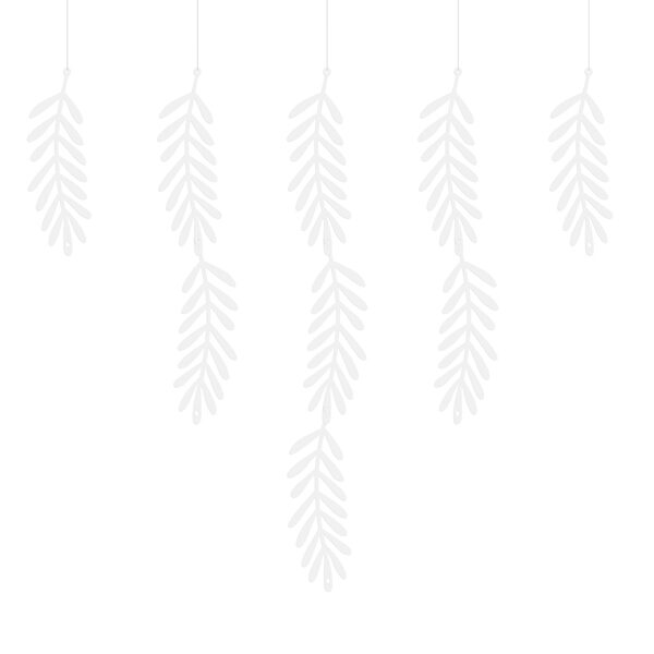 Girlanda Gałązki, biały, 1,8m