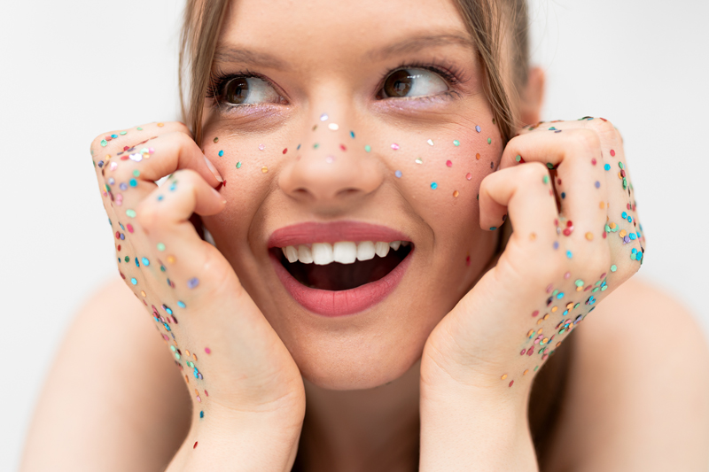 Brokat do twarzy - piegi na twarz, 3g, mix - obrazek 2