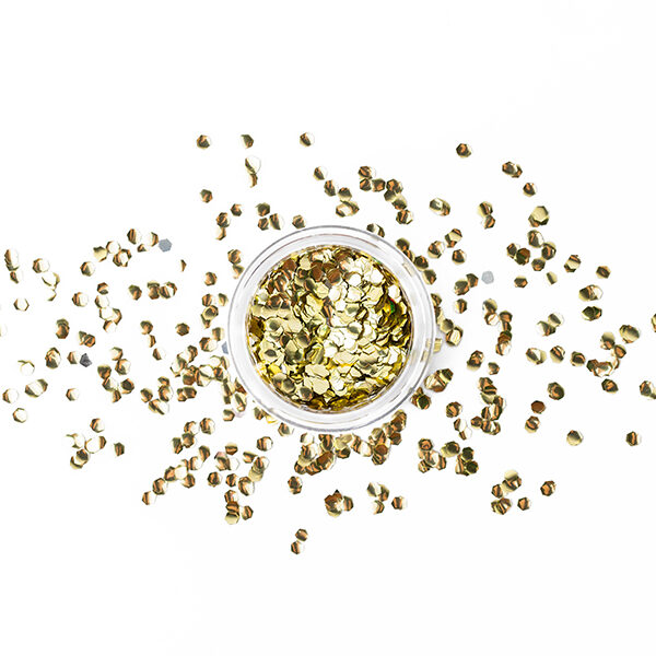 Brokat do twarzy - piegi na twarz, 3g, złoty