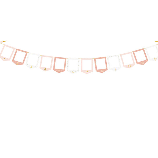 Girlanda na zdjęcia - Bocian, 10.5x15 cm, mix