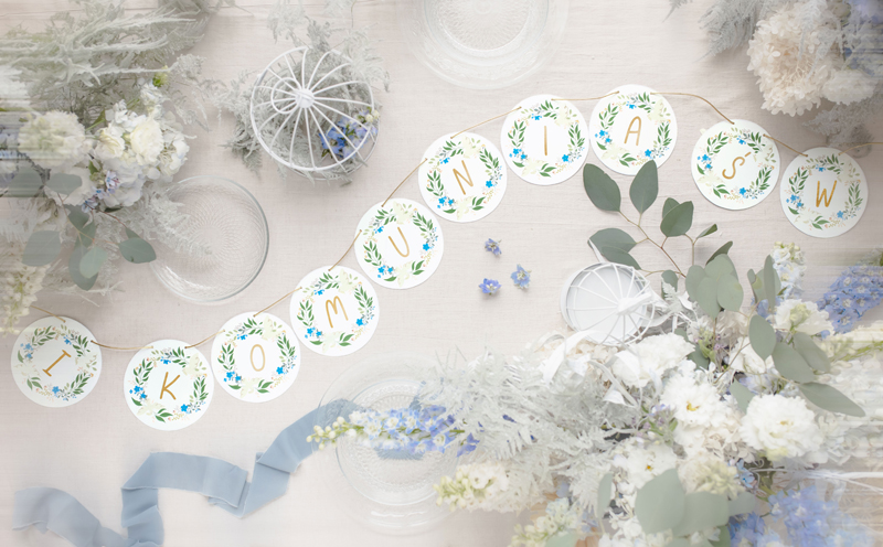 Baner ''I Komunia Św.'', 2 m, mix - obrazek 3