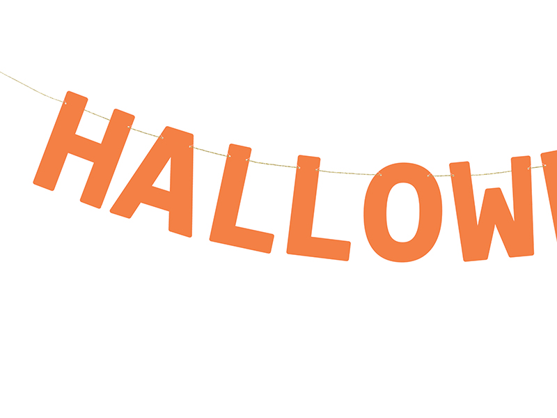 Baner Halloween, 2.5 m, pomarańczowy - obrazek 2
