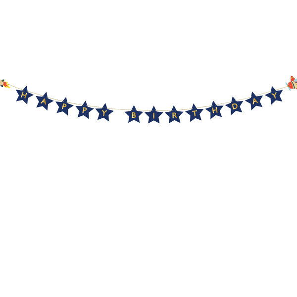 Baner Happy Birthday Samoloty, 2.5 m, mix