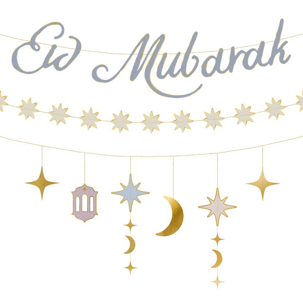 Baner Eid Mubarak, 200 cm, mix