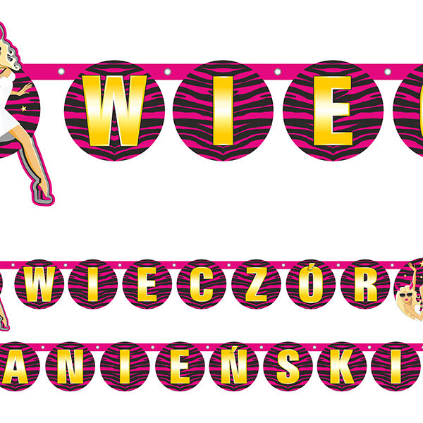 Baner Wieczór Panieński, 20 x 200cm