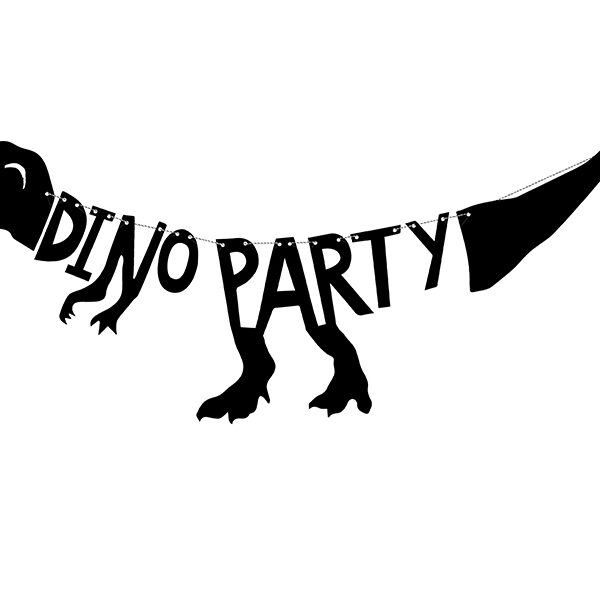 Baner Dinozaury - Dino Party, 20x90 cm