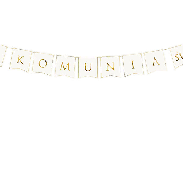 Baner I Komunia Św., 15x133cm