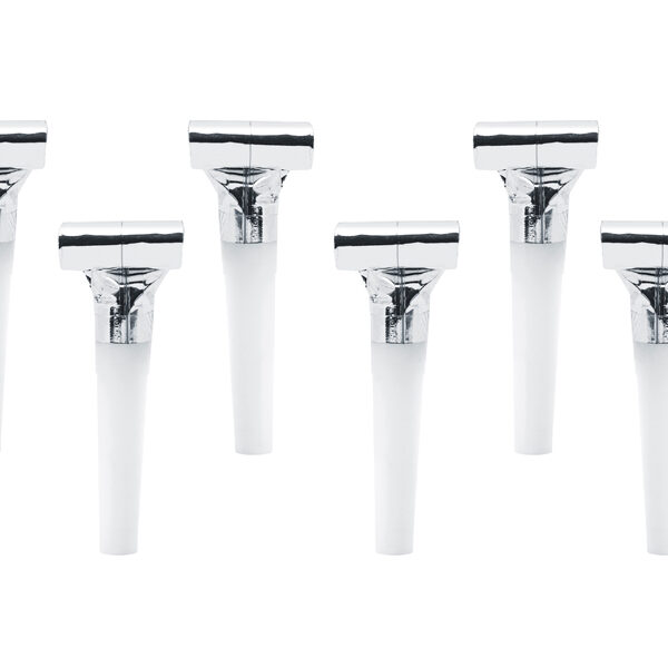 Gwizdki, srebrny (1 op. / 6 szt.)